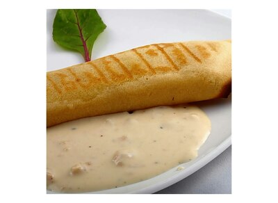 Crepe de Vieiras y Gambas