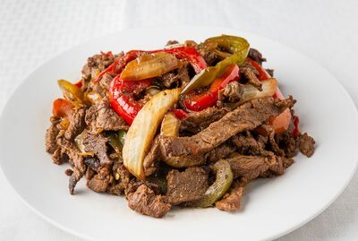 FAJITA DE RES CON PIMIENTA (Libra)
