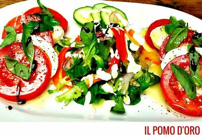 INSALATA CAPRESE    (Allergens:Lactose, Eggs, Nuts (cashew nuts)