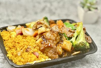 Combo Beef w. Garlic Sauce