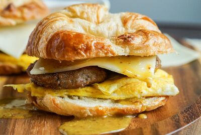 Sausage, egg and American cheese