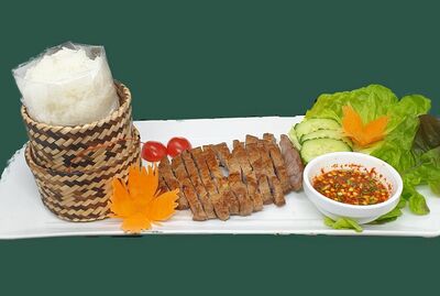 Neu in der Rubrik Thai-Food  "grillierter Schweinehals" (Ko mu yang)