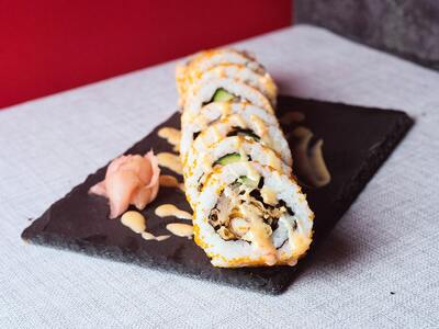 Soft Shell Crab & Yuzu Tobiko Iso