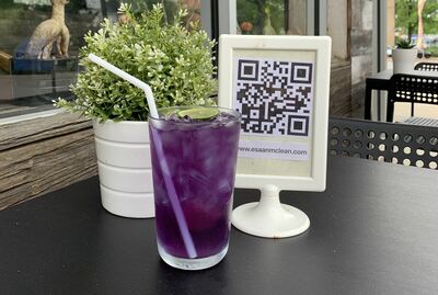 Blue Pea Iced Tea - น้ำอัญชัน