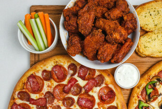 Medium Pizza & Wings