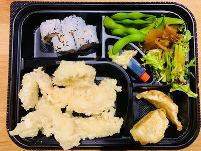 Seafood Tempura Bento/ 海鲜天妇罗食盒套餐