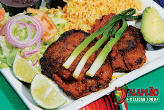 GRILLED MARINATED PORK PLATTER