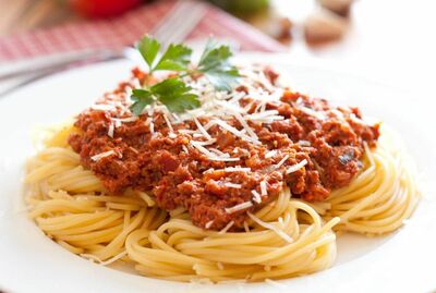 Spaguetti and Meat Sauce