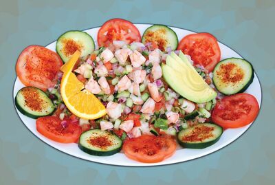 Botana Ceviche de Camarón
