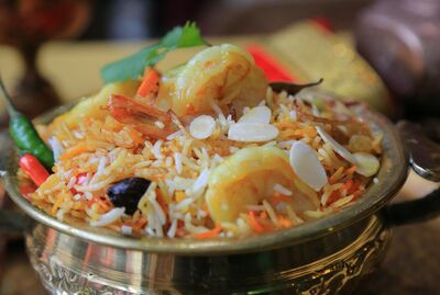 RUBIYAN (SHRIMP) MUGHLAI BIRYANI