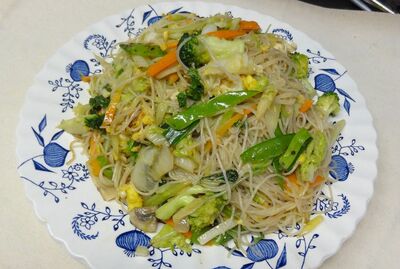 46. 菜炒米粉 Vegetable Chow Mei Fun