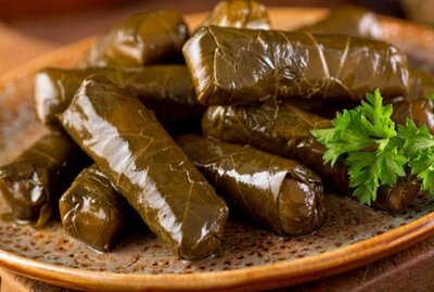 16A. Stuffed Grape Leaves (Dolmas/Dolmades) - 8 pieces