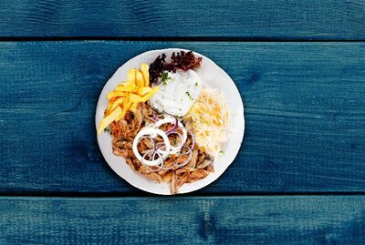 Gyros mit Pommes