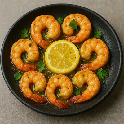 Butter Garlic King Prawns