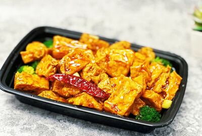 General Tso's Bean Curd