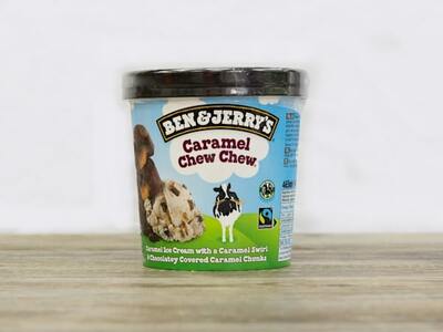 Ben & Jerry's Caramel Chew-Chew Ice Cream Tub 465ml
