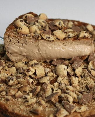 Cheesecake Milka con cookies
