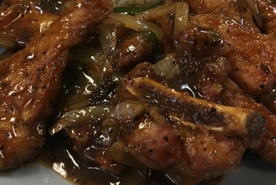 黑椒肉排 Pork Chop in Black Pepper Sauce