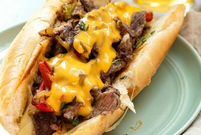 PHILLY CHEESE STEAK COMBO-HALAL
