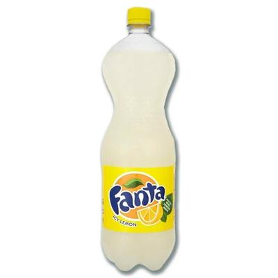 Bottle of Fanta Lemon