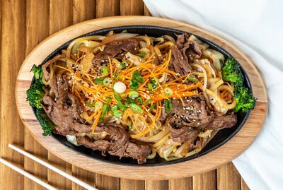 Stir Fry Beef Teriyaki Udon