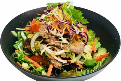 GRILLED BEEF SALAD WITH THAI HERBS
