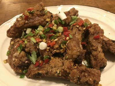 Deep Fried Spare Ribs with Spicy Chilli Salt