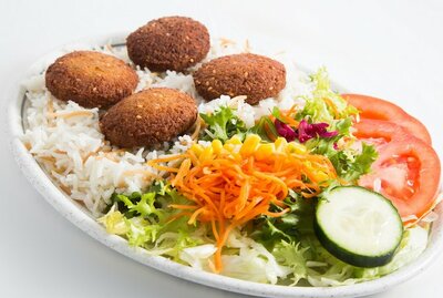 Plato Falafel con Patatas o Arroz