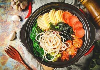 随机5荤5素2主食双人餐(记得选汤底) / Random 5 Meat Dishes, 5 Vegetables, and 2 Staple Foods (Double Set)