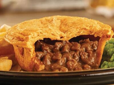 Beef & Onion Pie