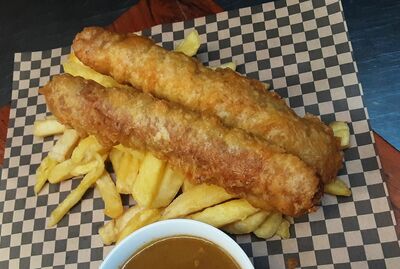Battered Jumbo Sausage