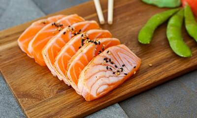 Seared Salmon Sashimi