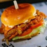 Grilled Chicken Fillet Burger Meal