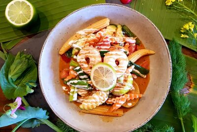 GINGER LIME PRAWNS