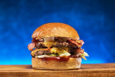 Double baconator smash