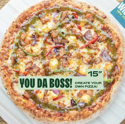 Large Pizza 15” + 4 Toppings