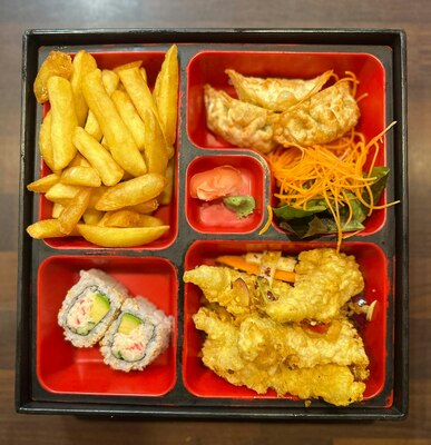 Tempura Fish Bento Box was €14.20
