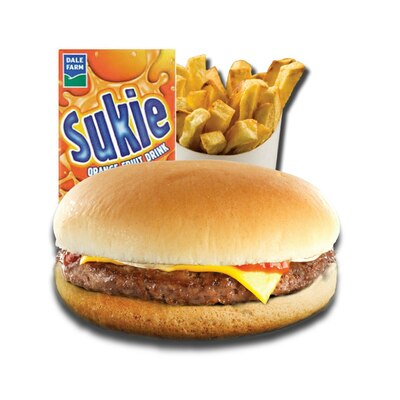 Cheese Burger & Chips