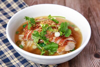 Roasted Duck Noodle Soup