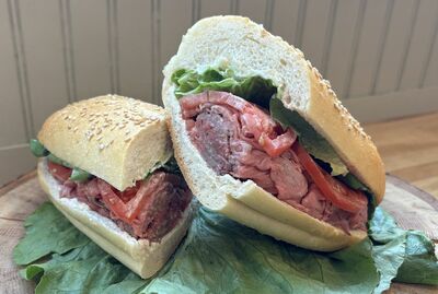 #3 - Roast Beef, Horseradish Cheese, Lettuce, Tomato, Mayo