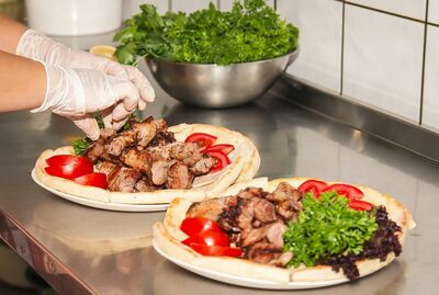12D. Lamb Kebab Pita