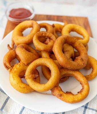 Onion Rings (8) & Sweet Chilli