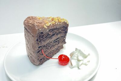 Three layers chocolate cake