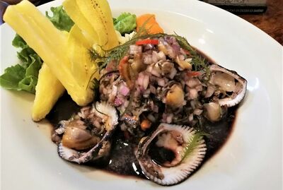 CEBICHE DE CONCHAS NEGRAS