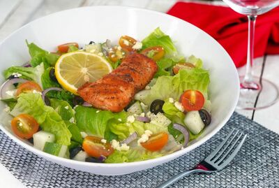 Greek Salmon Salad