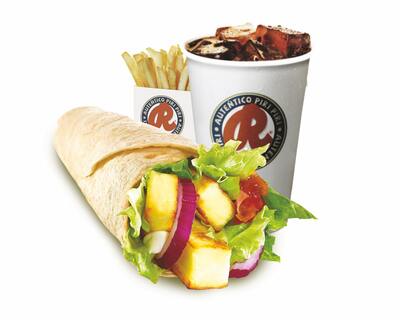 Rio's Wrap with Salad & Grilled Paneer Cheese
