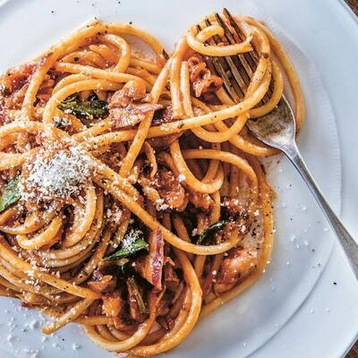Spaghetti all'Amatriciana Pasta
