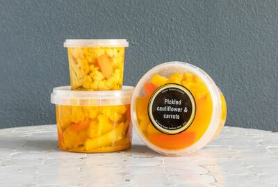 Pickled Cauliflower & Carrots