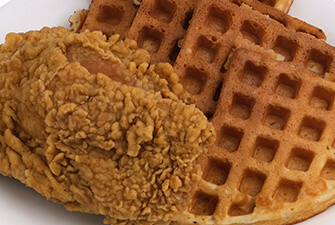Chicken and Waffles or Cornbread