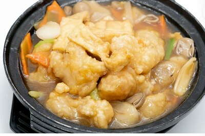 Fish & Tofu Cooked in Clay Pot 豆腐斑腩煲